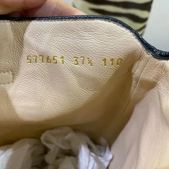 Gucci Zumi Tiger Print Calf Hair Interlocking G Horsebit Knee High Riding Boots - Picture 10 of 10